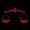 Hand-drawn Equity icon, a solid wine silhouette