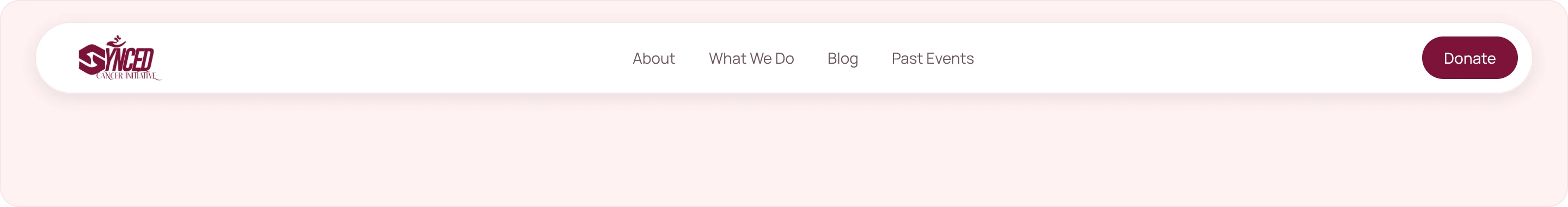 Navbar variation as a floating capsule detached from the page edge