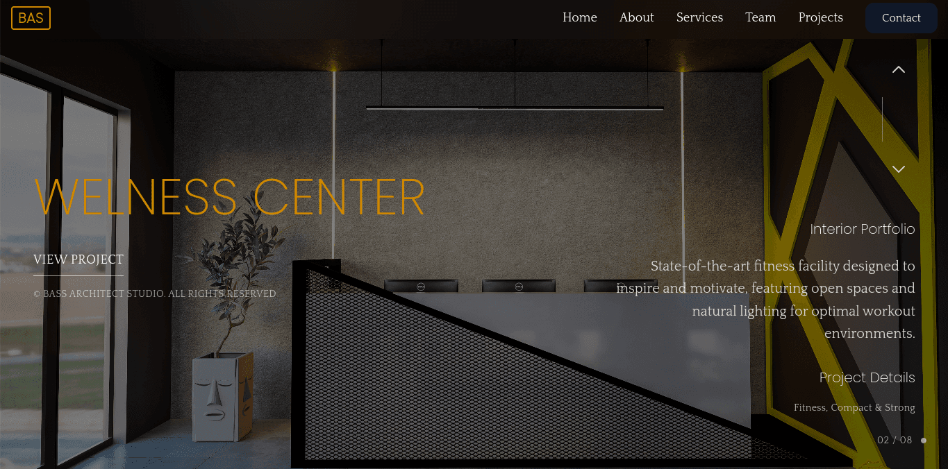 Bass Architect Studio homepage