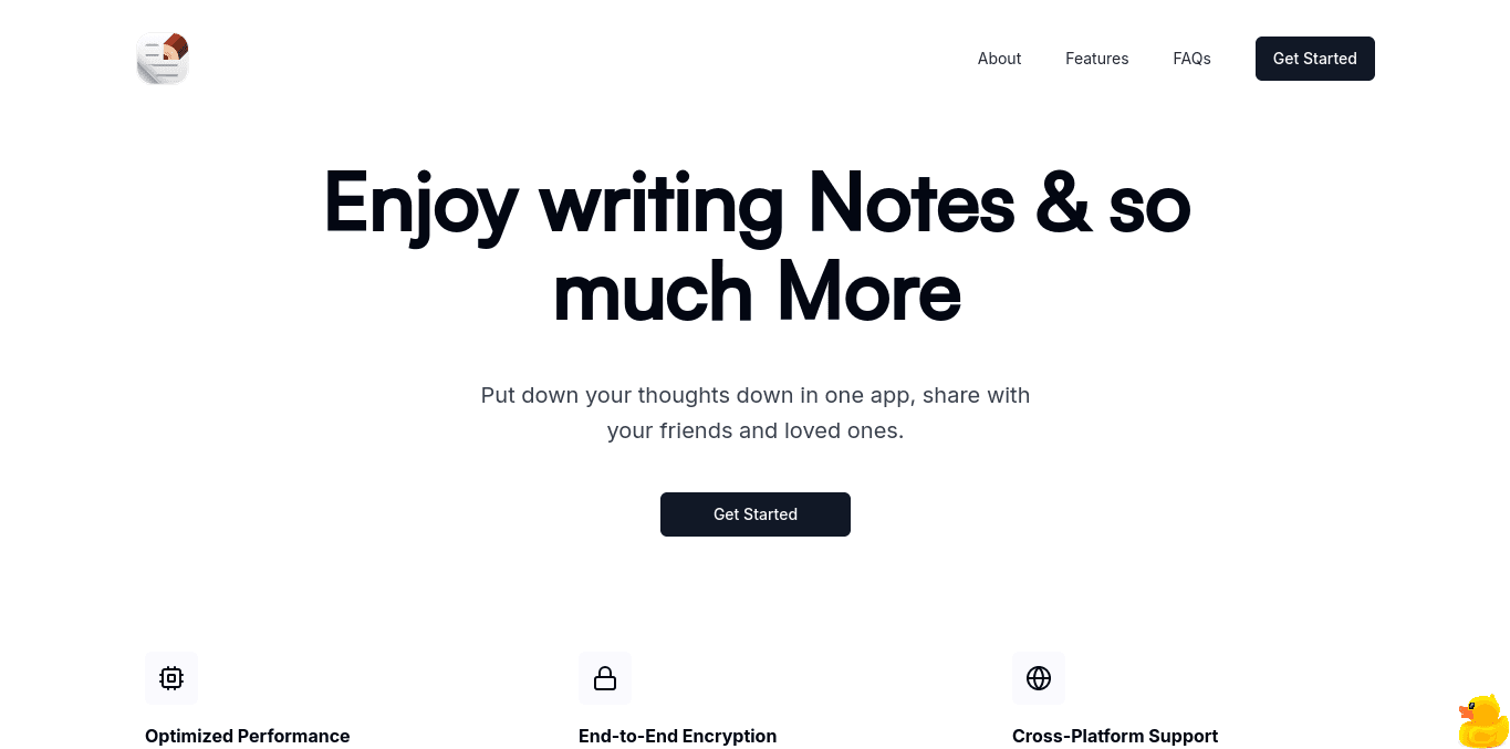 Quillix note-taking interface