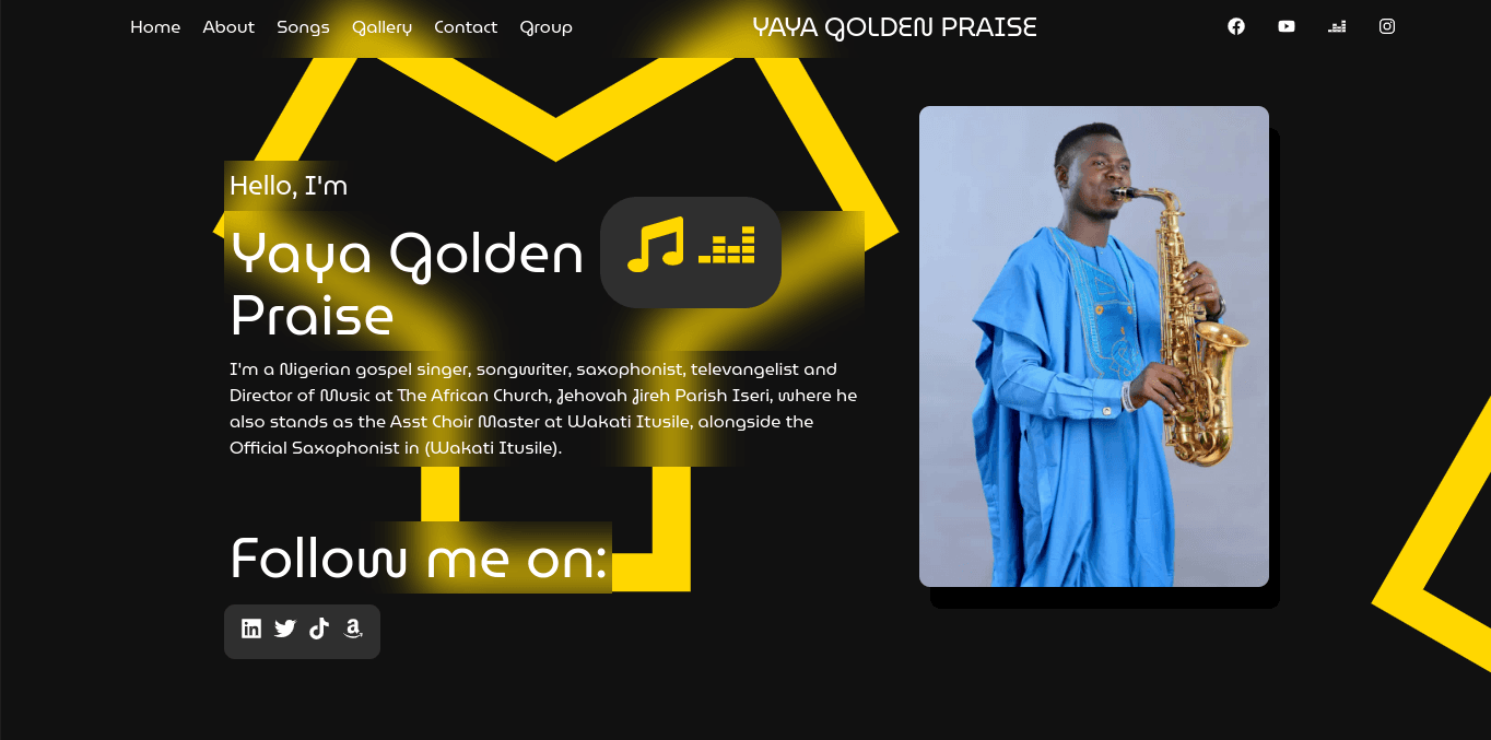 Yaya's Folio homepage